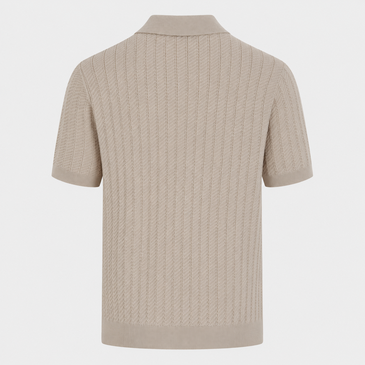 Polo Sweater with V-Neck